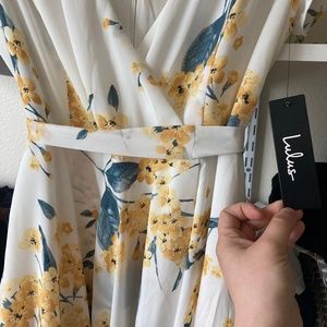 Floral dress from Lulu’s